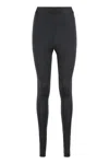 Magda Butrym Technical Fabric Leggings In Black