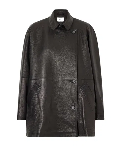 Magda Butrym Textured-leather Jacket In No