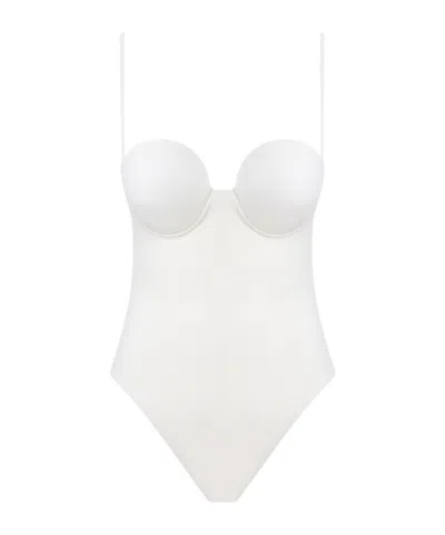 Magda Butrym Balconette-style Swimsuit In White