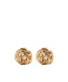Magda Butrym Three-dimensional Flower Earrings In Yellow