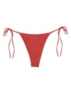 Magda Butrym Tie-fastening Bikini Briefs - Women's - Polyamide/elastane In Red
