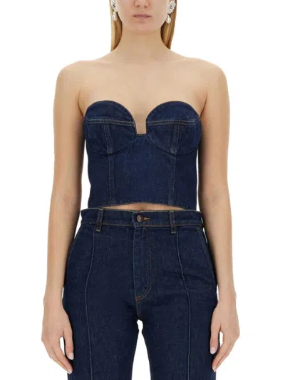 Magda Butrym Top A Corsetto