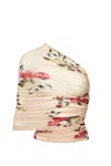 Magda Butrym Printed Cross Top In Beige