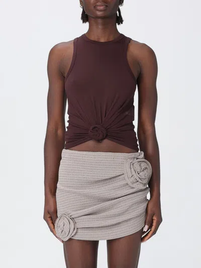 Magda Butrym Top Woman  In Brown