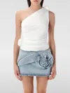 Magda Butrym One-shoulder Jersey Top In White