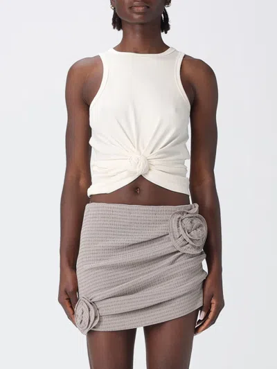 Magda Butrym Top Woman  In White