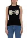 Magda Butrym Top With Crochet Insert