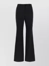 Magda Butrym Trousers Flared Leg Back Pocket In Black