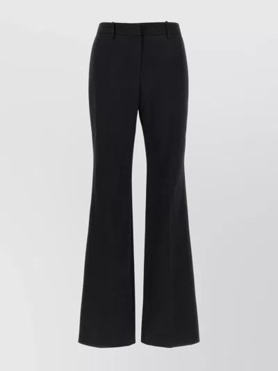 Magda Butrym Trousers Flared Leg Back Pocket In Black
