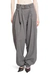 Shop Magda Butrym Trousers In Grey