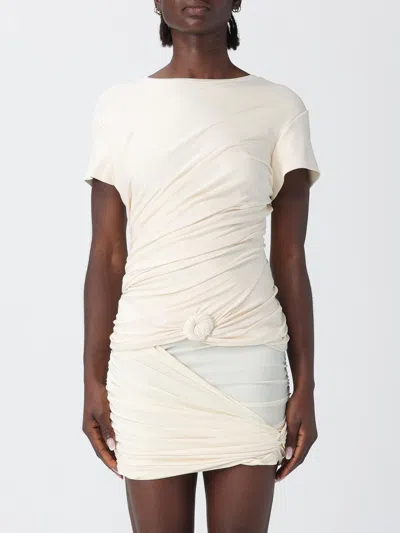 Magda Butrym T-shirt Woman  In Neutral