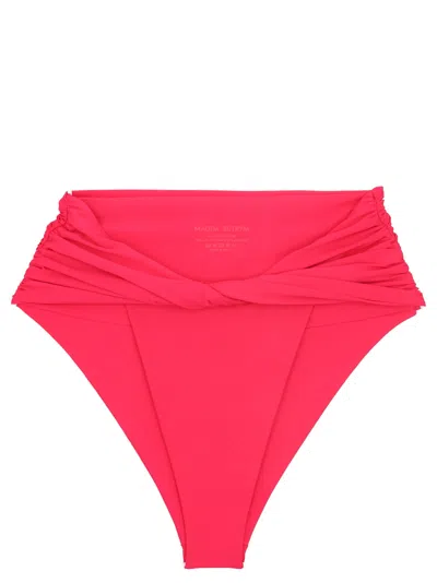 Magda Butrym Twisted Bikini Briefs Beachwear Fuchsia In Purple