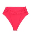 Magda Butrym Twisted High-waisted Bikini Briefs In Red