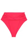 Magda Butrym Twisted Bikini Briefs With High-rise Design And Detail In Multi
