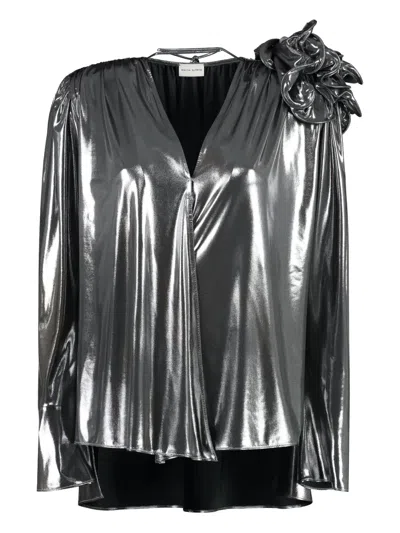 MAGDA BUTRYM V-NECK BLOUSE