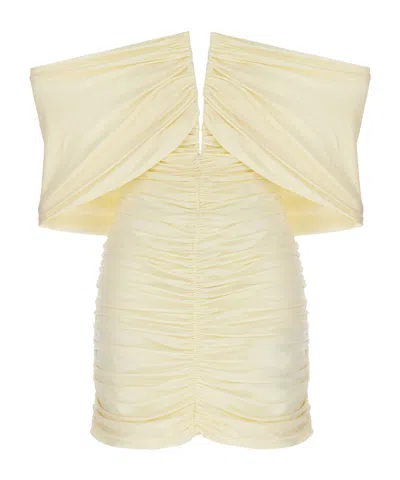 MAGDA BUTRYM MAGDA BUTRYM V-NECK RUCHED DRESS