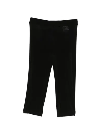 Magda Butrym Velvet Leggings In Black