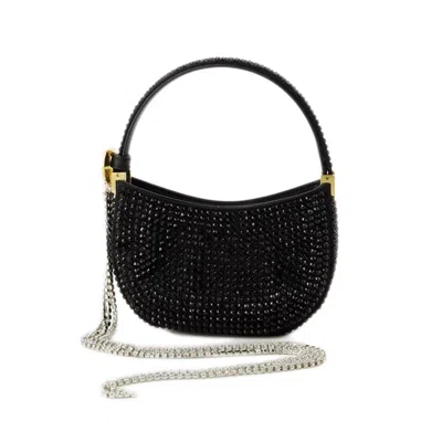 Magda Butrym Vesna Crystal Micro Hobo Bag - Crystal - Black