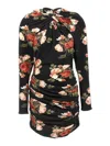 Magda Butrym '24' Draped Floral Mini Dress