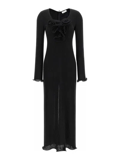 Magda Butrym Vestido De Noche - Negro