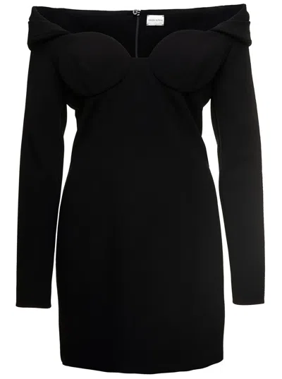 Magda Butrym Virgin Wool Dress In Black