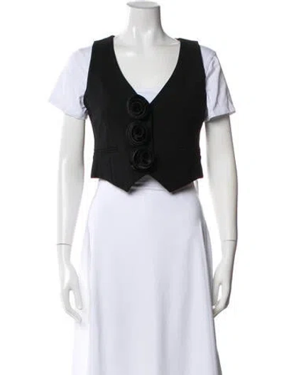 Pre-owned Magda Butrym Virgin Wool Vest In White