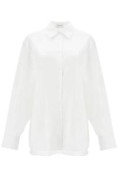Magda Butrym White Poplin Oversize Shirt