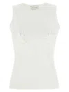 Magda Butrym T-shirt Crochet Bra In White