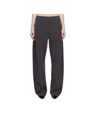 Magda Butrym Wide-leg Casual Pants In Black
