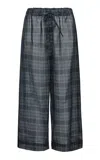 Magda Butrym Wide-leg Cotton Pants In Multi