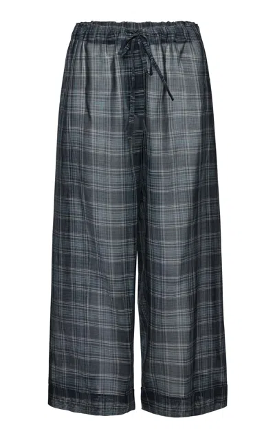 Magda Butrym Wide-leg Cotton Pants In Multi