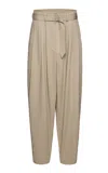 Magda Butrym Wide Leg Cotton Pants In Nude
