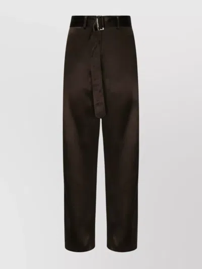 Magda Butrym Wide Leg Cotton Trousers