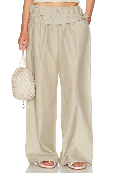 Magda Butrym Wide Leg Pant In Sand