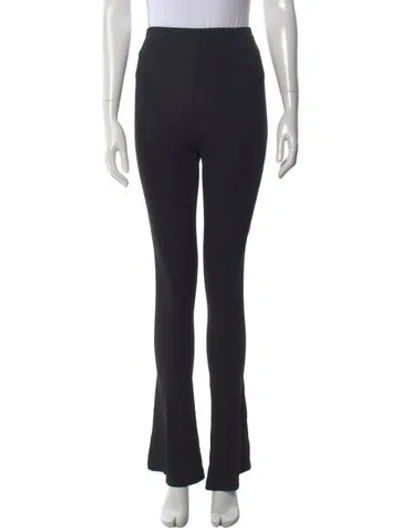 Pre-owned Magda Butrym Wide Leg Pants In Black