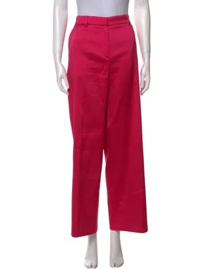Pre-owned Magda Butrym Wide Leg Pants In Pink