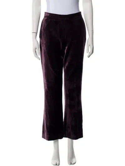 Pre-owned Magda Butrym Wide Leg Pants In Purple