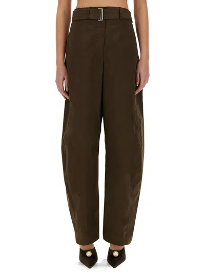 MAGDA BUTRYM WIDE-LEG PANTS WITH BELT