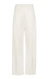 Magda Butrym Wide-legged Cotton Pants In Ivory