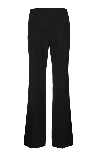 Magda Butrym Wide-legged Silk-wool Trousers In Black