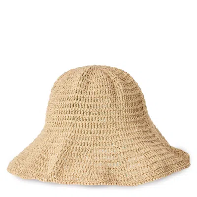 Magda Butrym Wide-brimmed Bucket Hat, In Brown