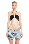 Magda Butrym Beaded Cut-out Bikini Bottoms In Black