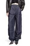 Magda Butrym Magda Burtym Loose Leg Industrial Denim Trousers In Blue
