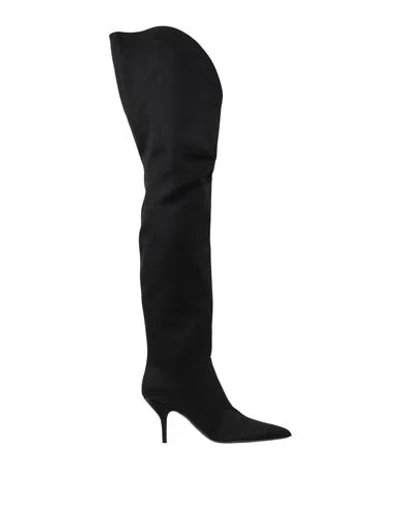 Magda Butrym Woman Boot Black Size 8 Textile Fibers