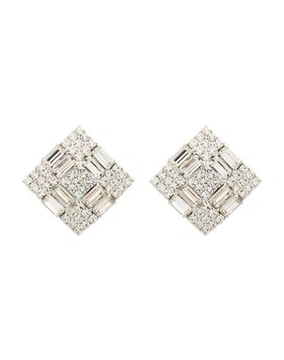 Magda Butrym Woman Earrings Silver Size - Brass In Neutral