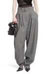 Shop Magda Butrym Woman Grey Trousers