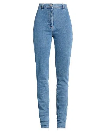 Magda Butrym Woman Jeans Blue Size 6 Cotton, Elastane