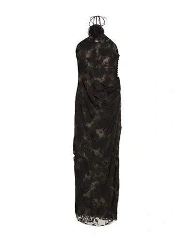 Magda Butrym Woman Maxi Dress Black Size 8 Viscose, Polyamide
