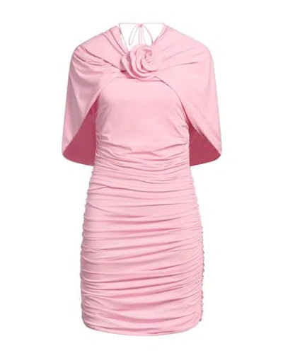 Magda Butrym Woman Midi Dress Pink Size 6 Polyamide, Elastane