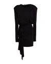 Magda Butrym Woman Mini Dress Black Size 4 Viscose, Acetate In Black